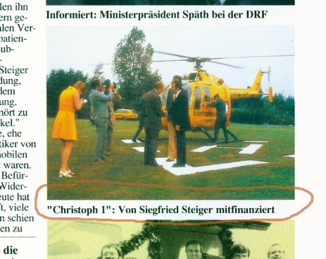 Christoph 1: von Siegfried Steiger mifinanziert